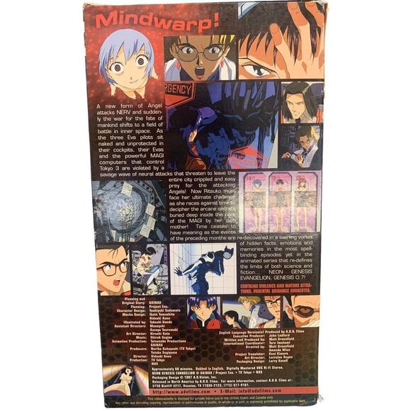 Vintage Neon Genesis Evangelion Genesis 0:7 VHS English Dubbed Anime - Picture 2 of 4